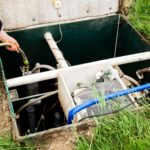 performing maintenance on a septic system